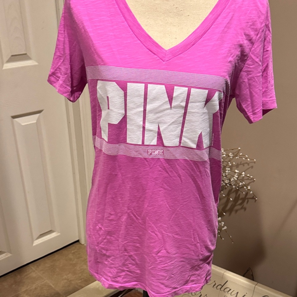 Victoria's Secret Pink V-Neck Tee